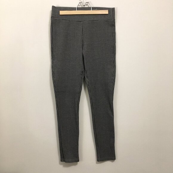 LOFT Banded Waist Houndstooth Pattern Leggings - Small - Picture 1 of 12